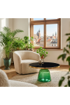 Stolik kawowy DOLCE FLAT zielono czarny 75 cm Step Into Design